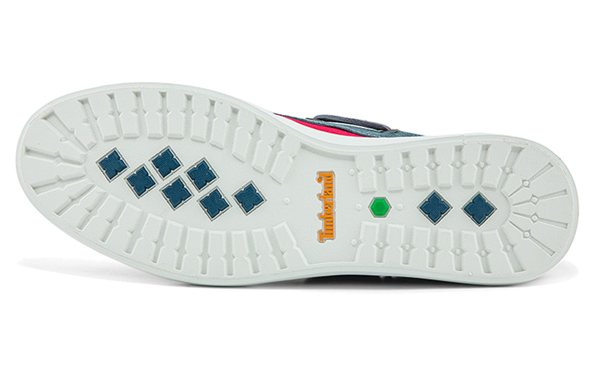 Details for Timberland添柏瀾 透氣輕便舒適 拼接帆布板鞋 櫻桃紅