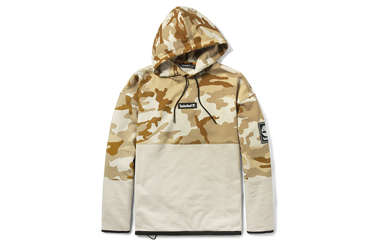 Timberland Casual Camo Hoodie - White Sand Camo A2FP2-BU2