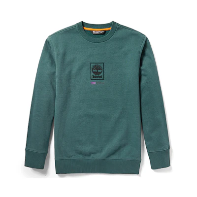 Timberland Casual Crewneck Sweatshirt Atlantic Green A2AJNAK1