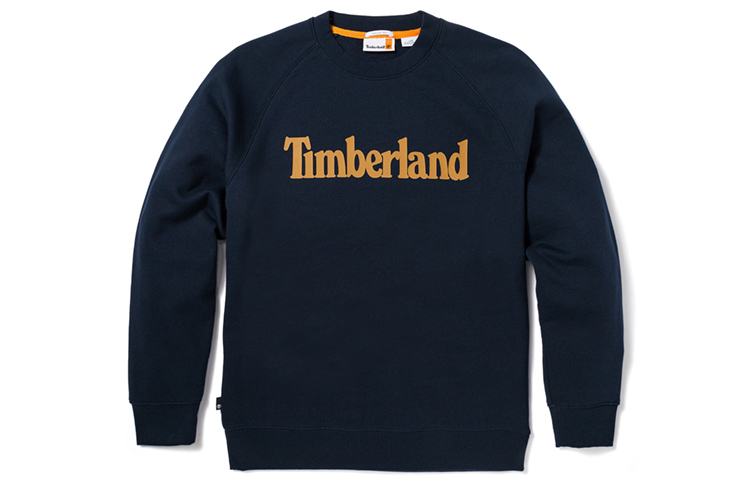 Timberland Casual Fleece Crewneck Sweatshirt Deep Sapphire Blue A2JSV-433