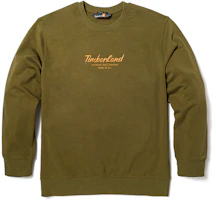 Timberland Casual Fleece Crewneck Sweatshirt Unisex Deep Olive Green A6K5D-302 Timberland Casual Fleece Crewneck Sweatshirt Unisex Deep Olive Green A6K5D-302