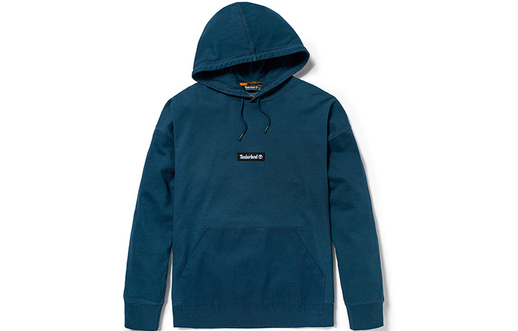 Timberland Casual Loose Fit Pullover Hoodie - Mid Blue A22C9-BZ4