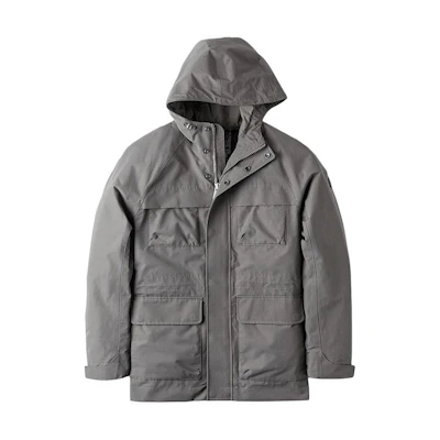 Timberland Casual Outdoor Zip-Up Hoodie Jacket in Light Brown A1NCE-037
