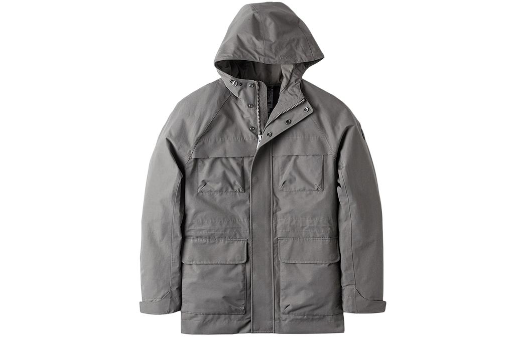 Timberland Casual Outdoor Zip-Up Hoodie Jacket in Light Brown A1NCE-037 圖 2