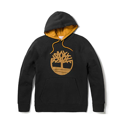 Timberland Casual Printed Long-Sleeve Sweatshirt Black A69WN-001