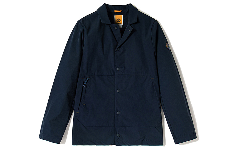 Timberland Casual Solid Waterproof Zip Jacket Deep Sapphire Blue - A26B6-433