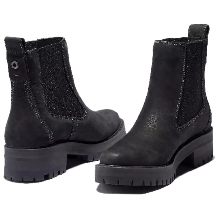 Shop Timberland Chelsea High 'Comfort Lightweight Utility Boot Black' T226
