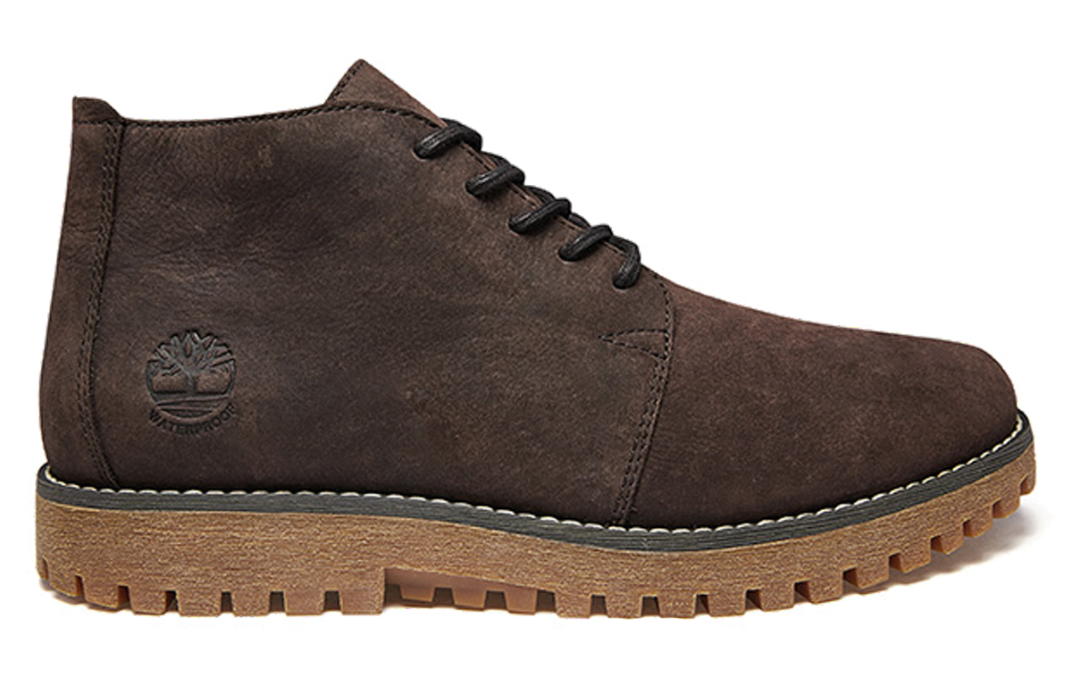 Order Timberland添柏瀾 Chukka 英倫皮革商務休閒中筒戶外靴 深棕