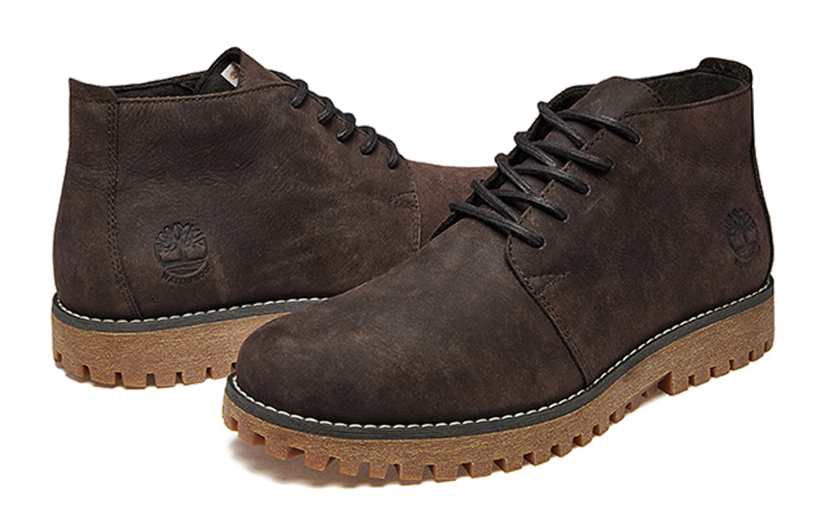 Purchase Timberland添柏瀾 Chukka 英倫皮革商務休閒中筒戶外靴 深棕