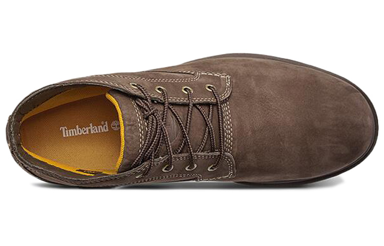 Timberland Chukka 'Waterproof Brown Leather Mid-Top Wide' 圖 3
