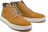 Shop Timberland Maple Grove Wide Fit Leather Chukka Boots 'Wheat' Lelaki A5PRVW