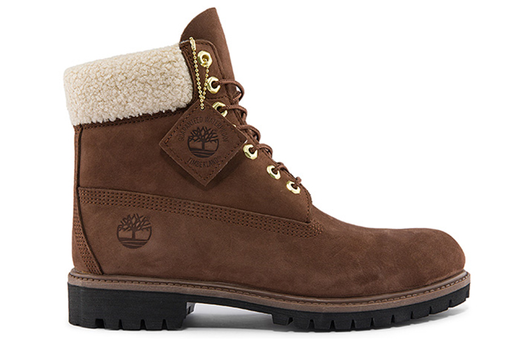 Timberland 6 Inch PRM Waterproof Boots 'Brown and Fleece Collar' 圖 2