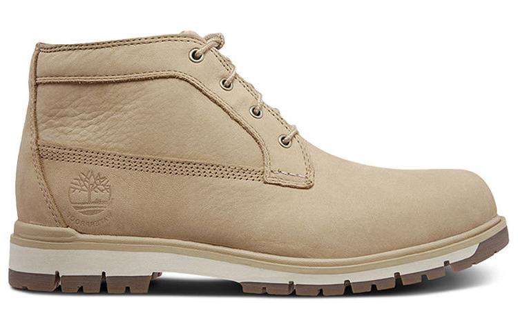 Timberland Chukka Waterproof Leather Wide 'Light Brown' 圖 2