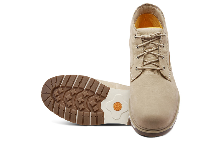 Timberland Chukka Waterproof Leather Wide 'Light Brown' 圖 4