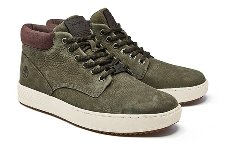 Lookbook Timberland Cityroam Cupsole Chukka Laarzen ''Olijfgroen Volnerfleer'' A2FTN