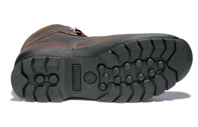 Shop 添柏岚 歐式 戶外舒適中筒工裝靴 深棕