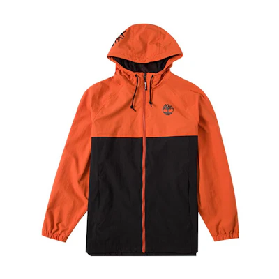 Timberland Colorblock Hooded Jacket Orange/Black A2CEF-CN4