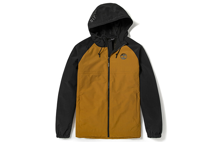 Timberland Colorblock Hooded Jacket Wheat Color A2CEF-P56