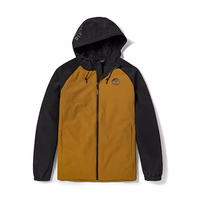 Timberland Colorblock Hooded Jacket Wheat Color A2CEF-P56