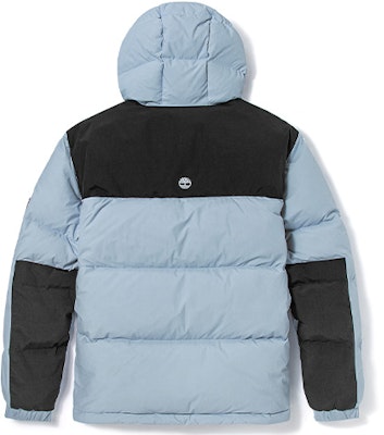 Timberland Colorblock Hooded Puffer Jacket Winter Light Blue. A22EG-BZ7 Lookbook Timberland Colorblock Hooded Puffer Jacket Winter Light Blue. A22EG-BZ7
