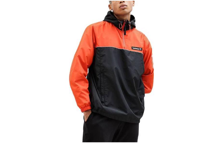 Timberland Colorblock Hoodie Men’s Long Sleeve - Orange A1WX3-W44