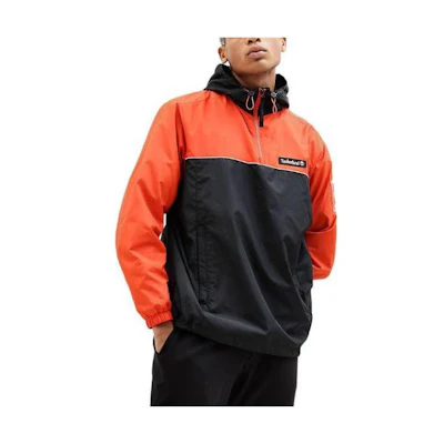 Timberland Colorblock Hoodie Men’s Long Sleeve - Orange A1WX3-W44