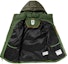Shop Timberland Colorblock Insulated Hooded Puffer Jacket Luggage Green. A2G9G-U31