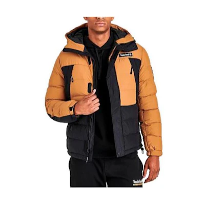 Timberland Colorblock Quilted Hooded Jacket Multicolor TB0A2AEB-210