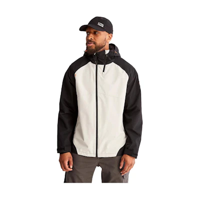 Timberland Colorblock Waterproof Hooded Jacket White A55O2-G77