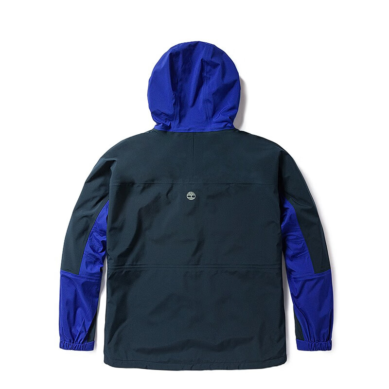 Lookbook Timberland Jaket Windbreaker Waterproof Unisex Biru Tua Sapphire Colorblock A5Z3Y-433