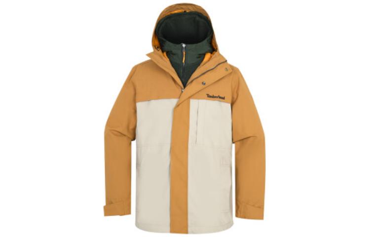 Order Timberland Jaket 3-in-1 Anti Angin Colorblock dengan Hoodie Pakaian Olahraga A696H-DD8