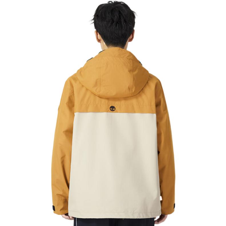 Shop Timberland Jaket 3-in-1 Anti Angin Colorblock dengan Hoodie Pakaian Olahraga A696H-DD8