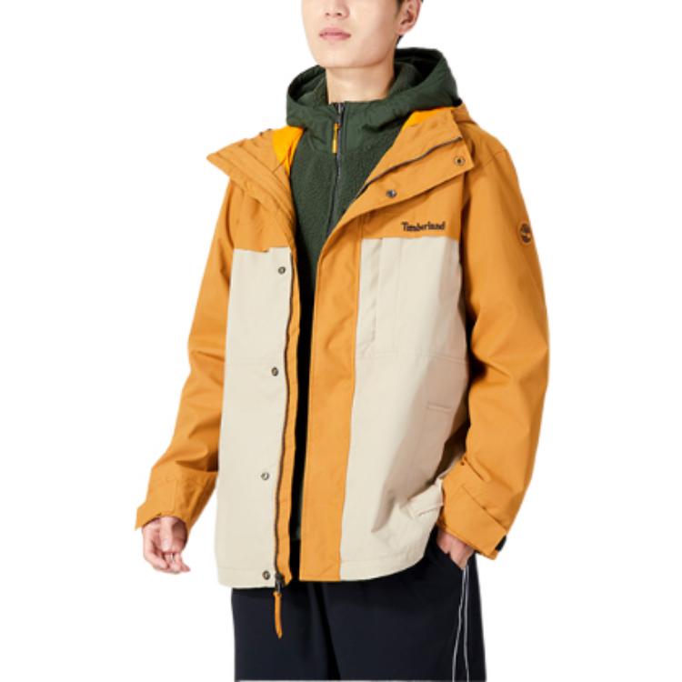 Purchase Timberland Jaket 3-in-1 Anti Angin Colorblock dengan Hoodie Pakaian Olahraga A696H-DD8