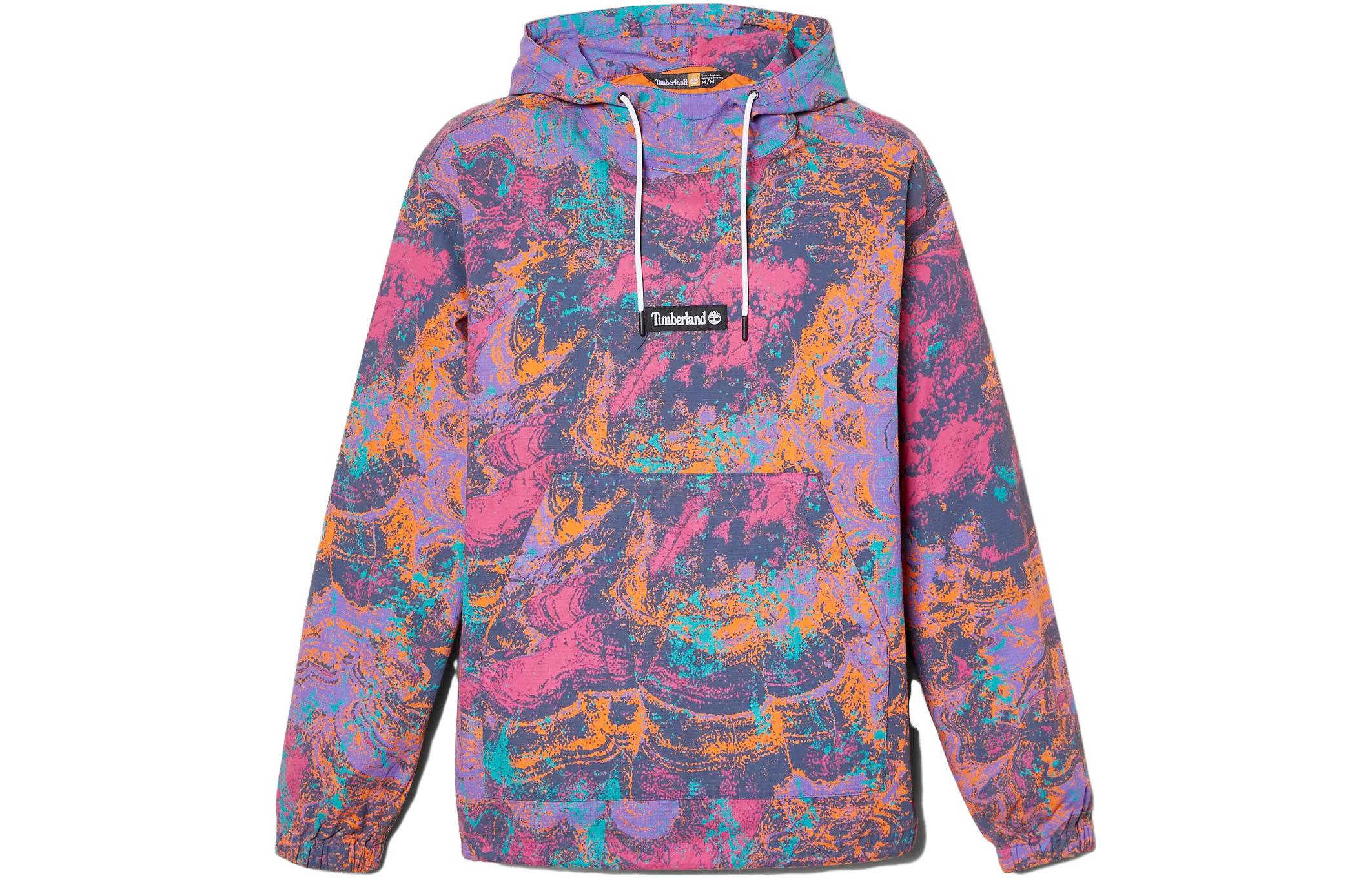 Timberland Colorful Print Hoodie Unisex Purple A66VS-DK4