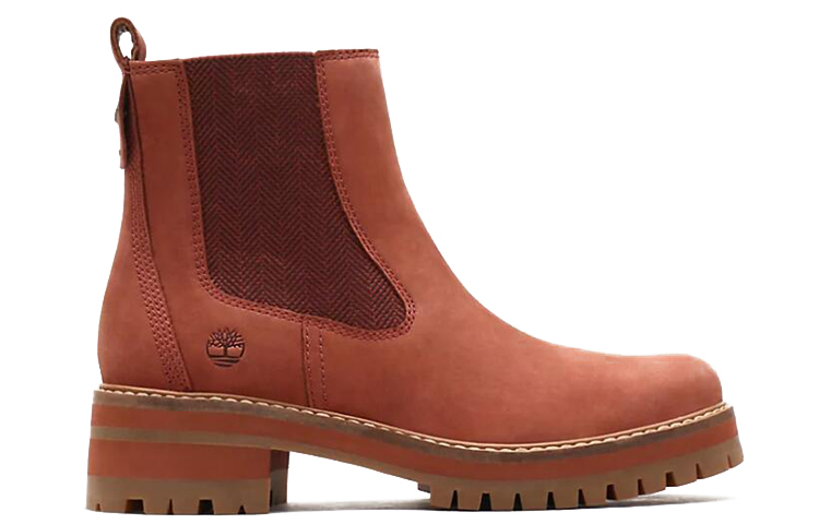 Order 添柏岚Courmayeur Valley 女士切爾西靴 棕紅