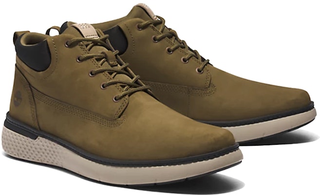 Timberland Cross Mark Chukka Boots 'Hijau Zaitun' A434N327 Lookbook Timberland Cross Mark Chukka Boots 'Hijau Zaitun' A434N327