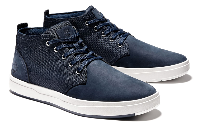 Lookbook Timberland添柏嵐 Davis Square 透氣輕便舒適低筒休閒板鞋 海軍藍