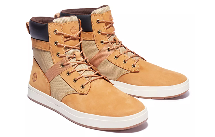 Shop Timberland Davis Square 'Wheat' Coklat Krem A2HE2231