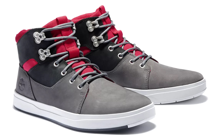 Shop 添柏岚 Davis Square chukkas 舒適耐磨高幫工裝靴 灰黑