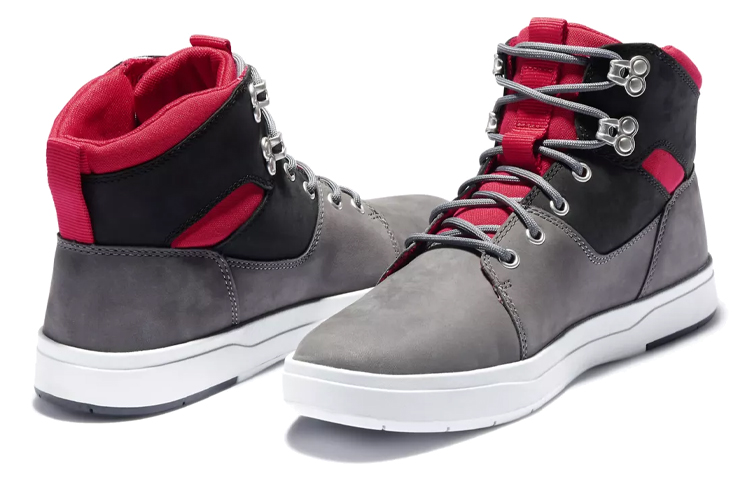 Purchase 添柏岚 Davis Square chukkas 舒適耐磨高幫工裝靴 灰黑