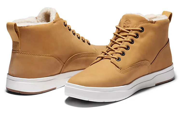 Lookbook Timberland Davis Square Chukkas 'Wheat' Sepatu Coklat Muda Pria A2G6G231