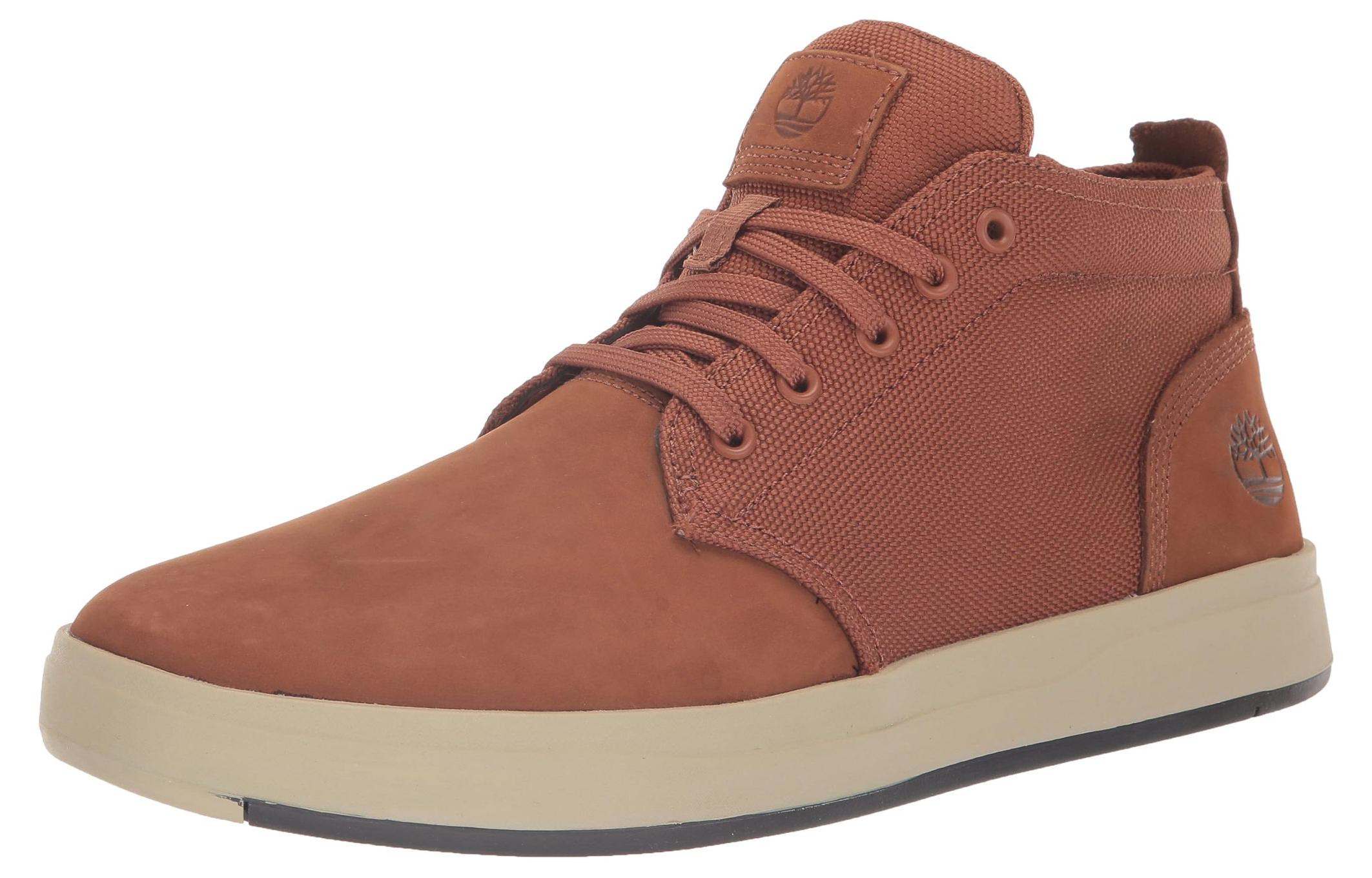 Lookbook Timberland Davis Square Leren en Stof Chukka Boot ''Rust Nubuck'' A29S6MF13