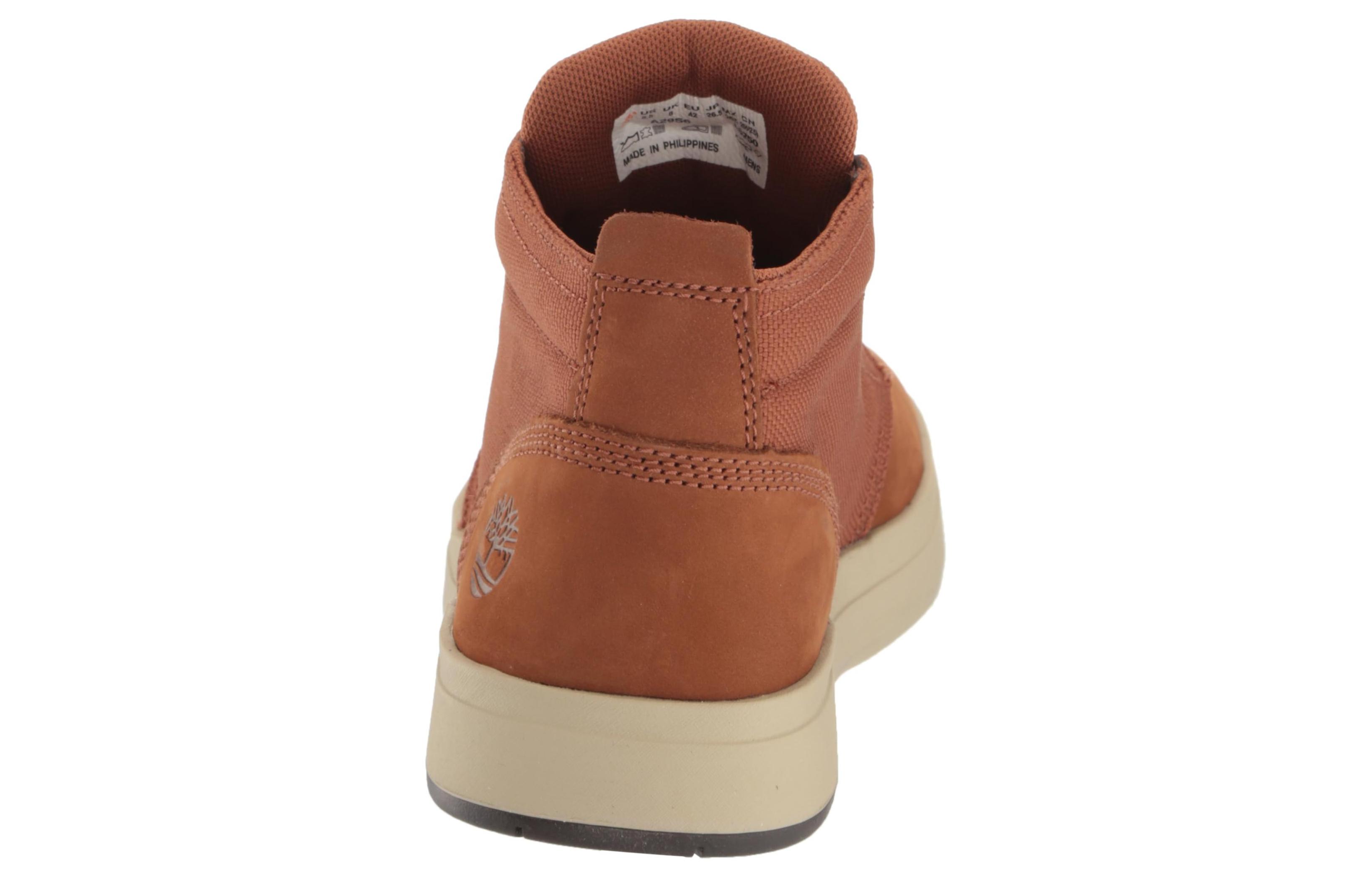 Details for Timberland Davis Square Leren en Stof Chukka Boot ''Rust Nubuck'' A29S6MF13