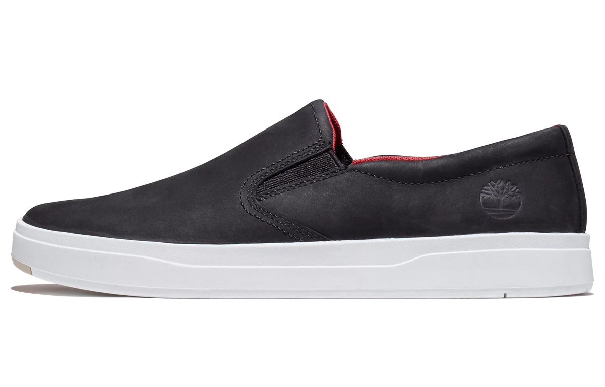 Timberland Davis Square Slip-Ons 'Black Nubuck' A2QRM001