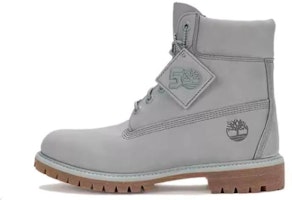 Timberland 50th Anniversary Edition Premium 6 Inch Waterproof Boot 'Light Grey Nubuck' A5YPNW Timberland 50th Anniversary Edition Premium 6 Inch Waterproof Boot 'Light Grey Nubuck' A5YPNW