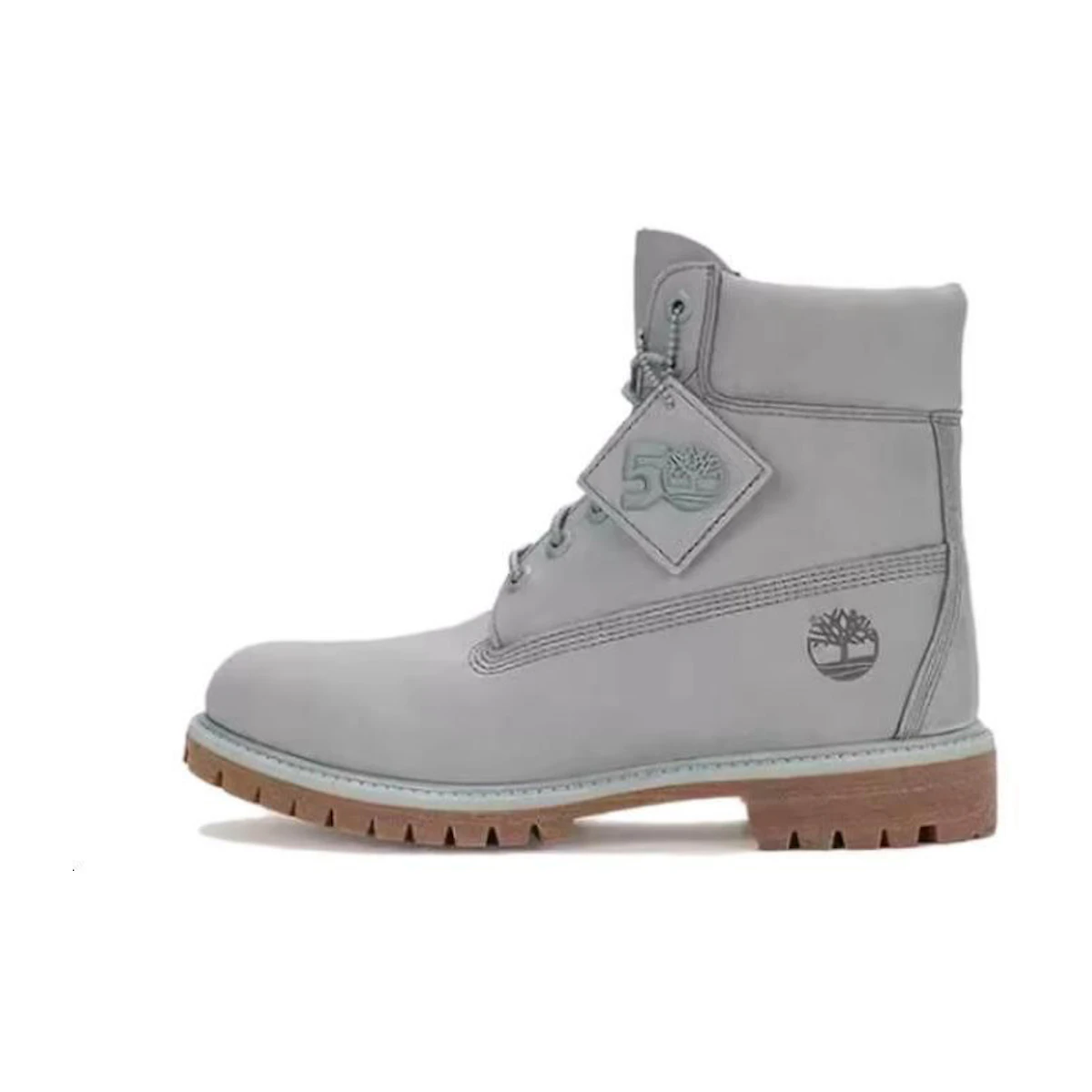 ティンバーランド50周年記念6インチ防水ブーツ (ライトグレーヌバック ティンバーランド50周年記念6インチ防水ブーツ (ライトグレーヌバック