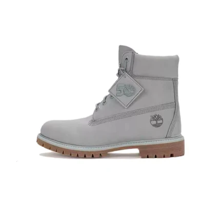 Timberland 50th Anniversary Edition PRM 6 Inch Waterproof Boot 'Light Grey Nubuck'