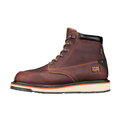 Timberland Durable Shock-Absorbing Work Boots 'Red Brown'
