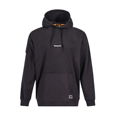 Timberland Embroidered Logo Black Obsidian Pullover Sweatshirt for Men A28WZ-D98
