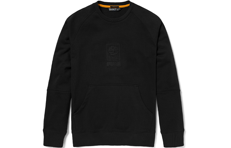 Timberland Embroidered Logo Crewneck Sweatshirt Black ( Casual Pullover) A2D3J-001